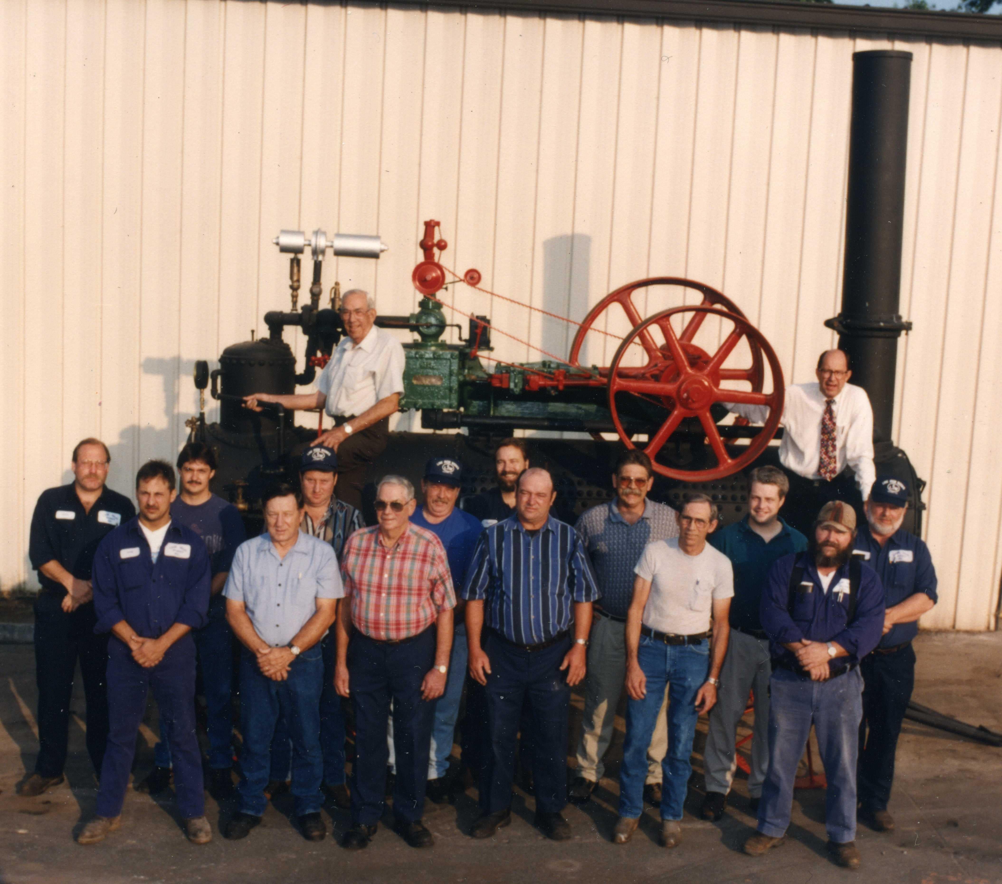 Circa 1997 - Founder John Link with employees
